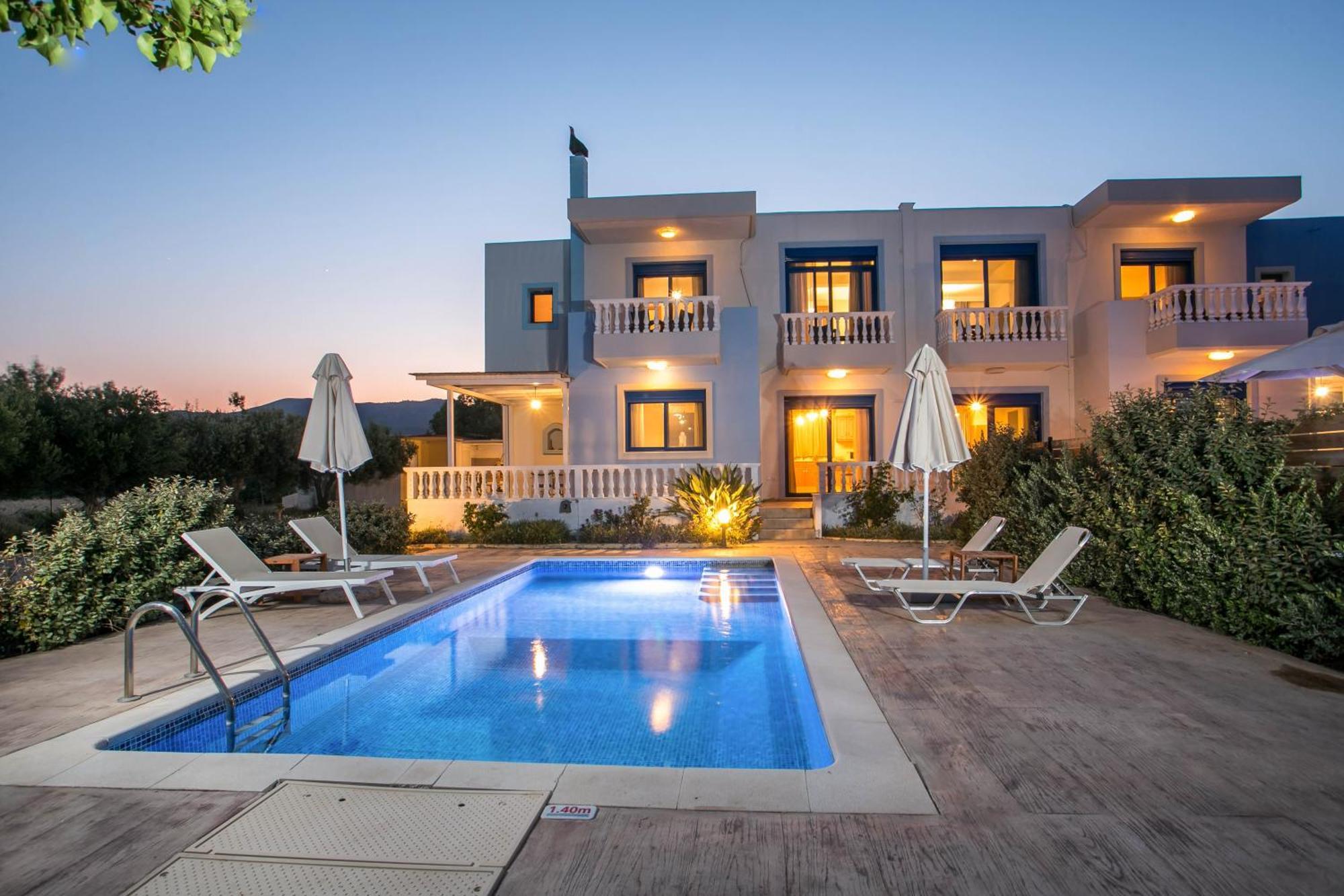 Rita Mare Seafront Villas Heated Pools Gennadi Bagian luar foto
