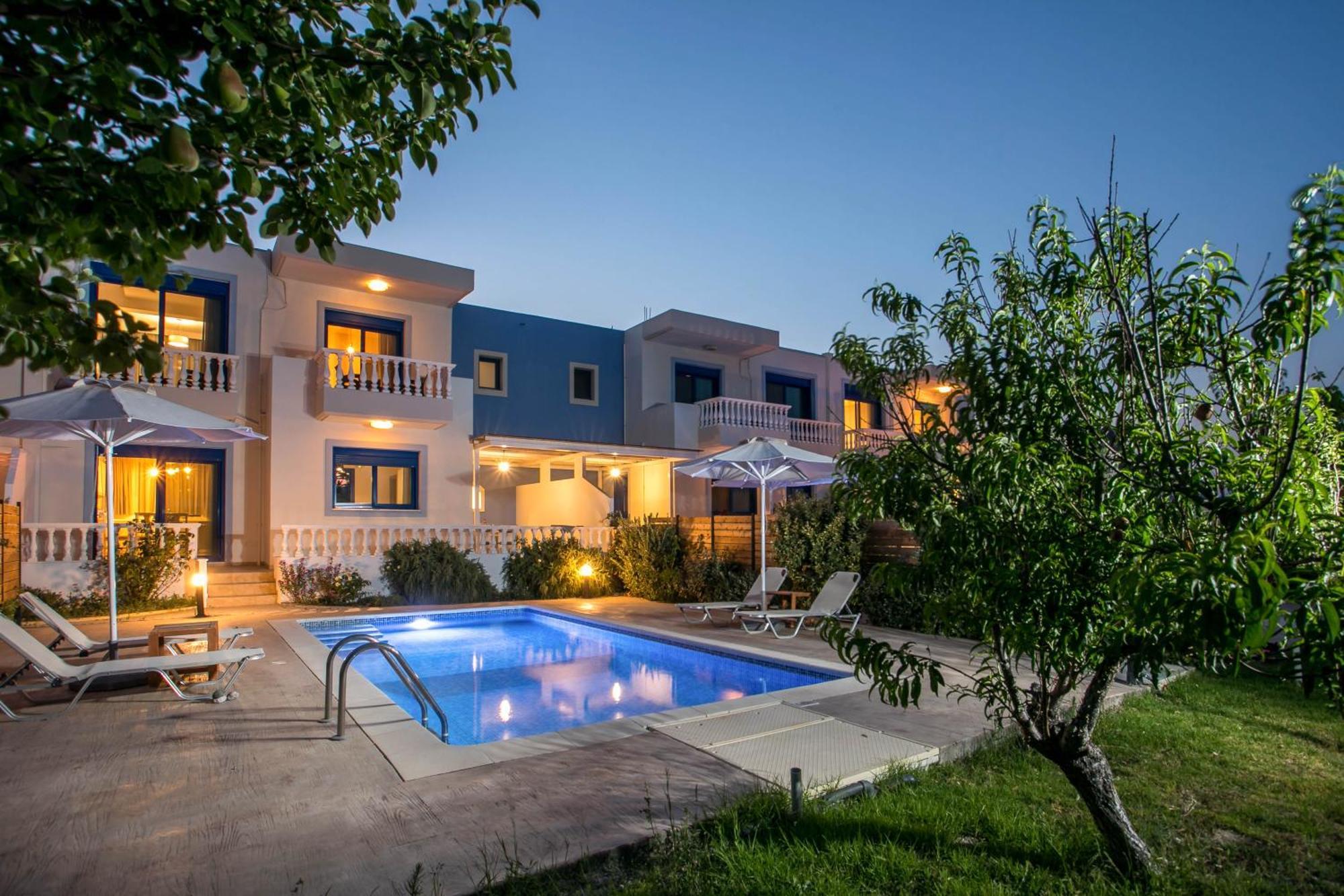 Rita Mare Seafront Villas Heated Pools Gennadi Bagian luar foto